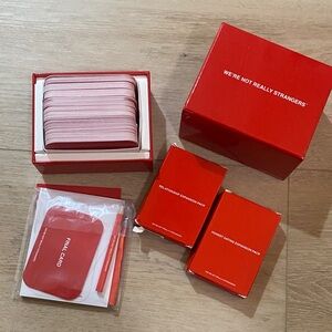 We’re Not Really Strangers Card Game Set with 2 dating relationship add. packs
